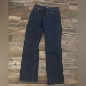 Madewell Womens Dark Blue Straight Jeans